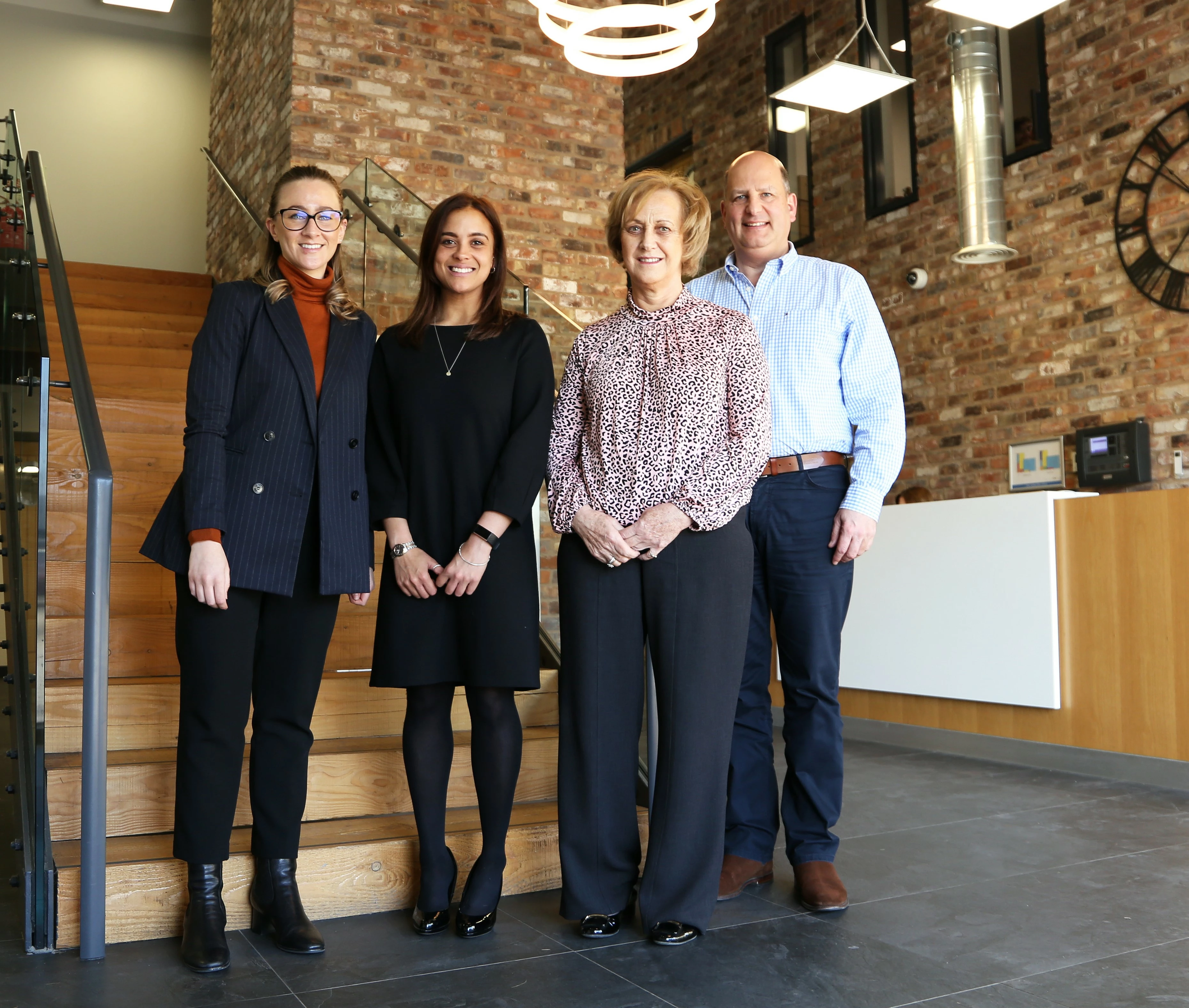 Ginny MacFarlane, Nikita Noel, Anne Elliott and Charles Clinkard