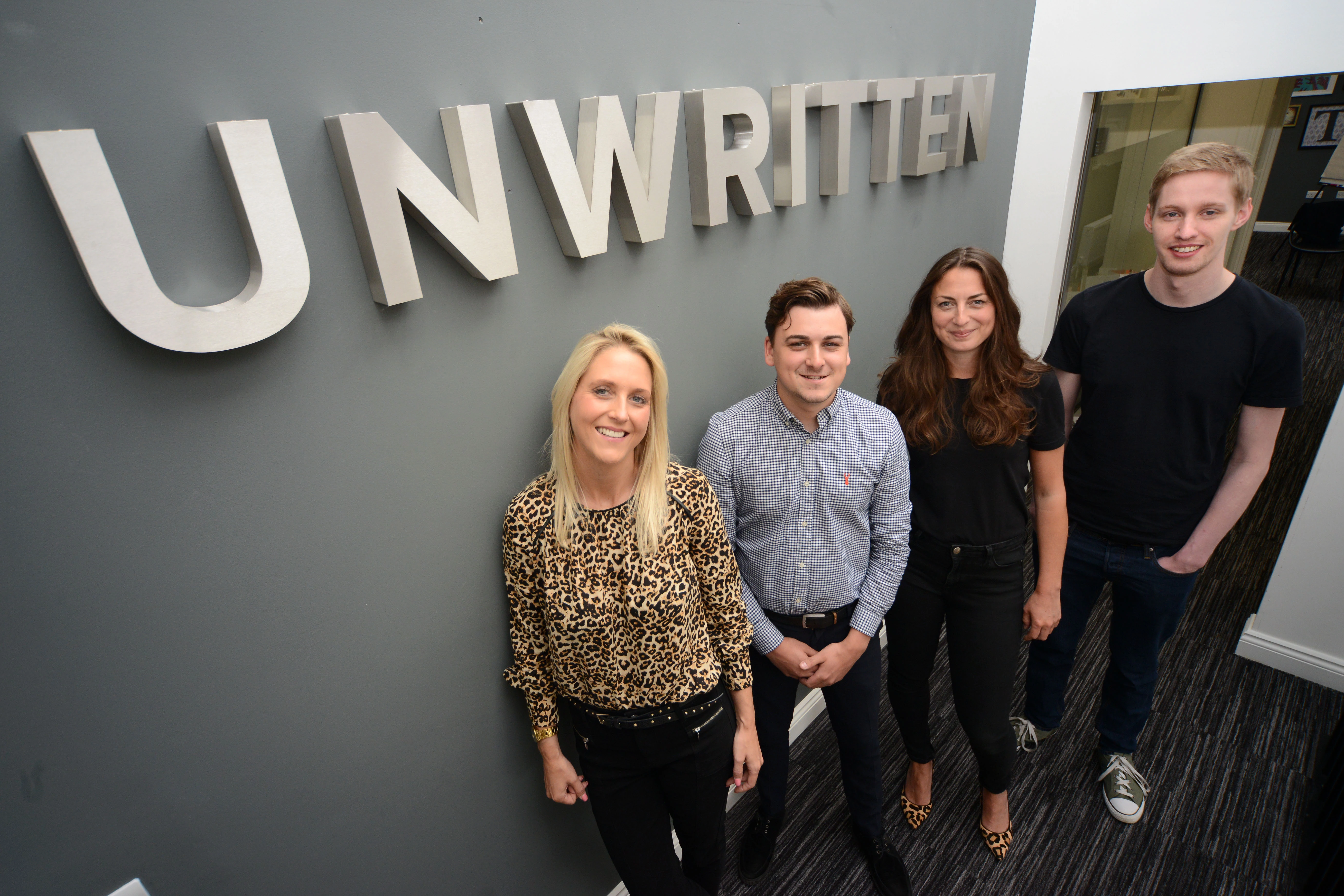 (L to R) Lisa Eaton, Lewis Newton, Kerry McCabe and Alan Ruddick