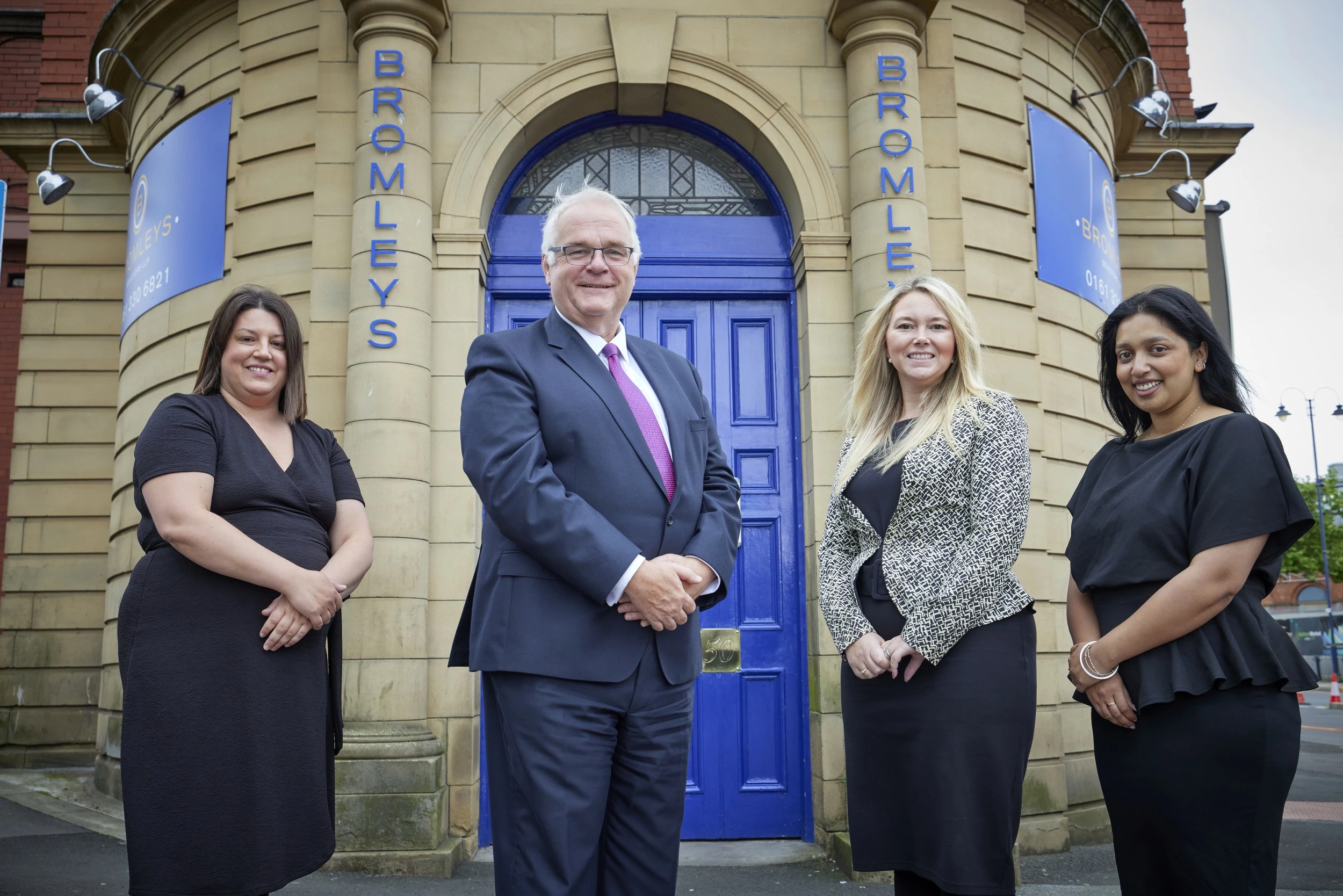 Pictured left to right are: Danielle Higgins, Mark Hirst, Francesca Rigby and Tasneem Rahman