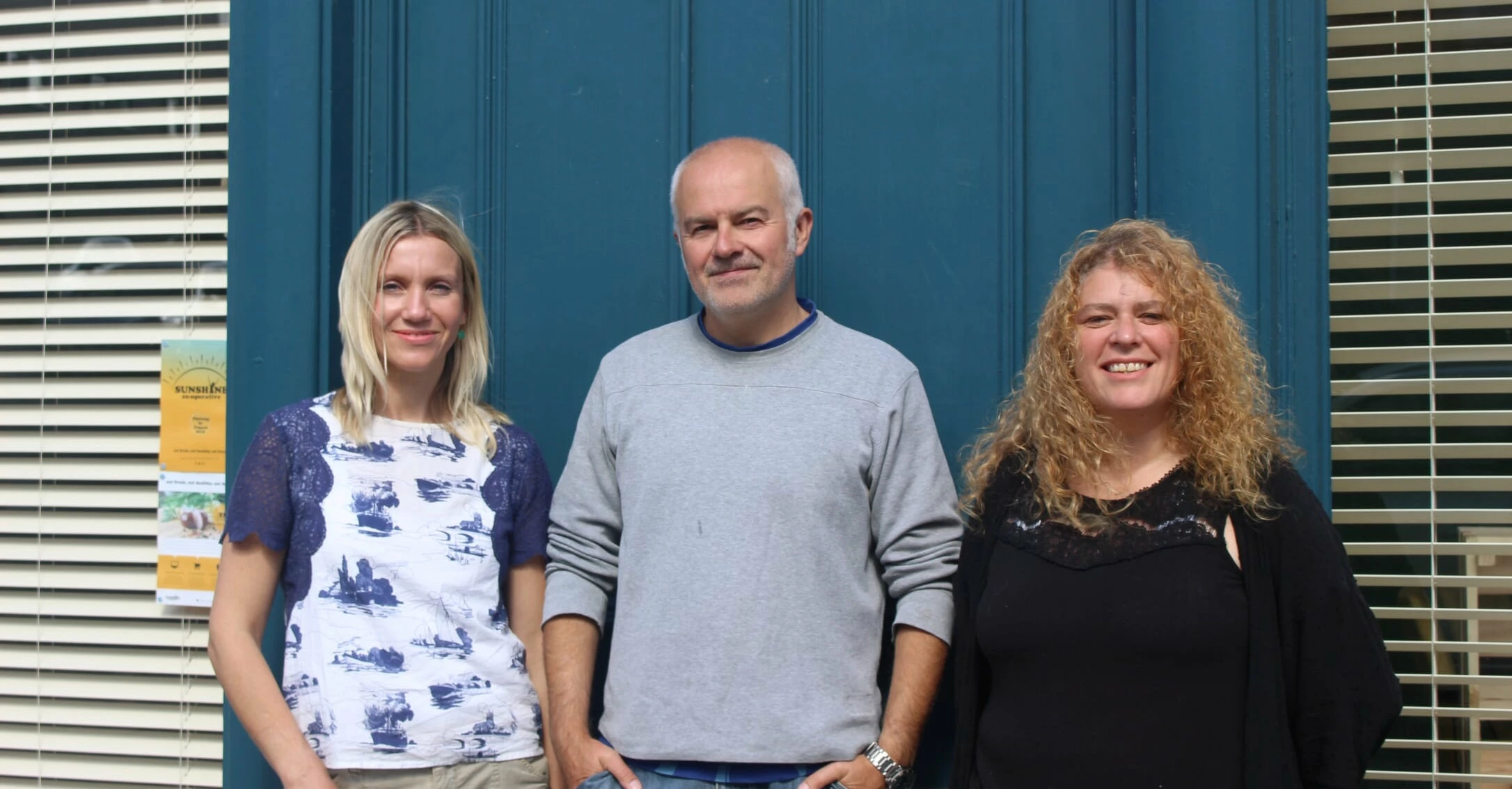 L-R: Claire Wayman and Wojciech Bozyk, co-directors and founders, with Tracey West, co-director of Health and Well Being