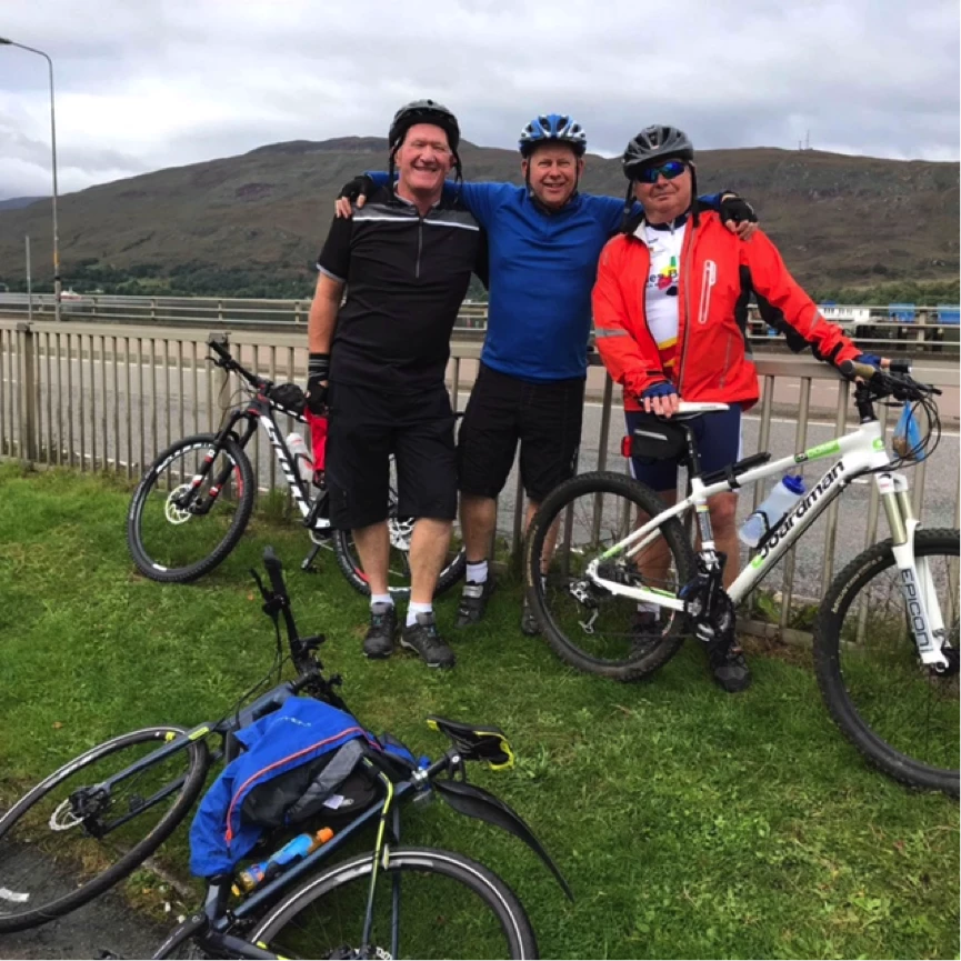 Hospital Director at Nuffield Health Chester, The Grosvenor Hospital, John Pickering with Jim Taylor and Neil Martin