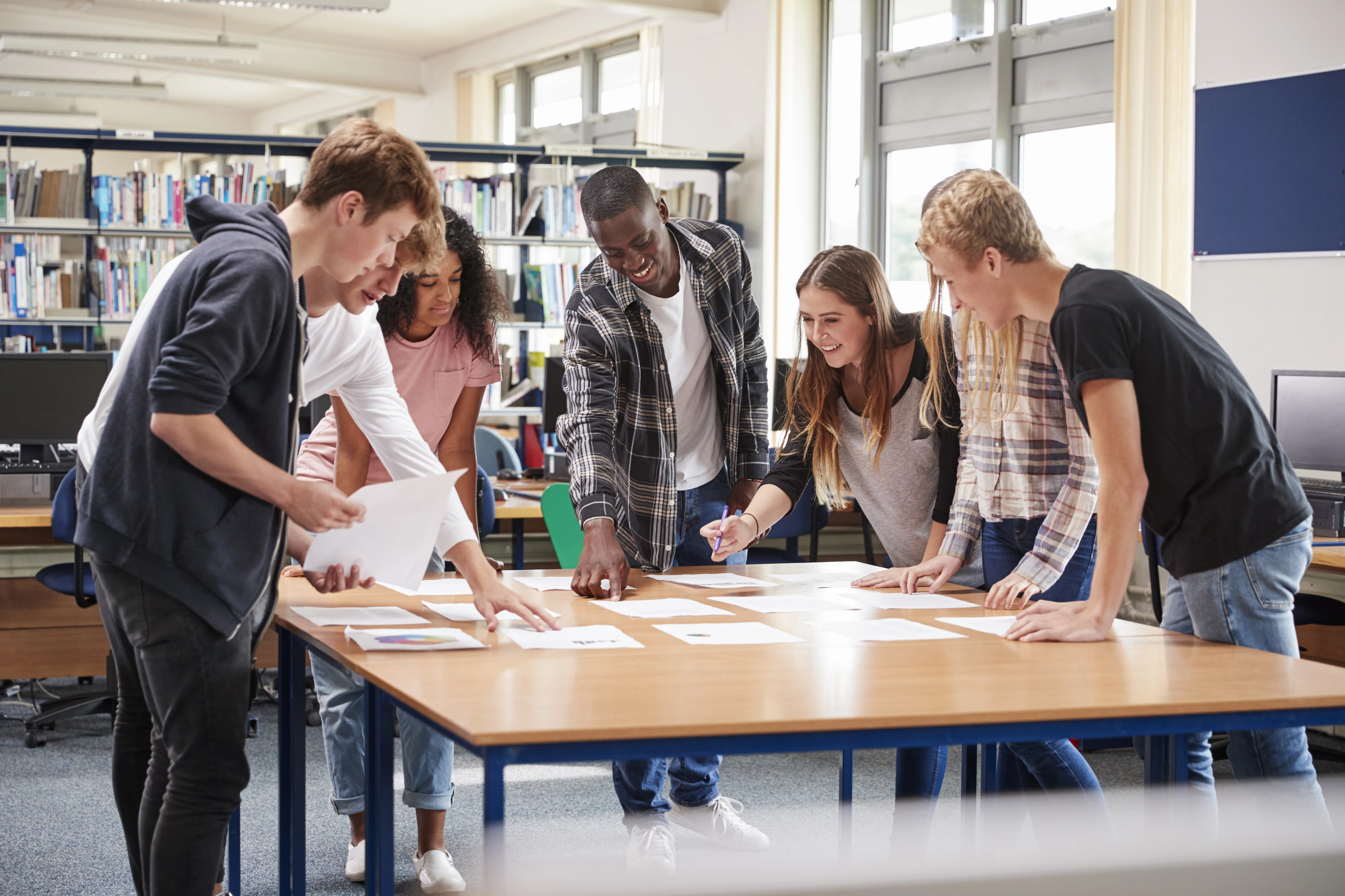 Group working together on a project