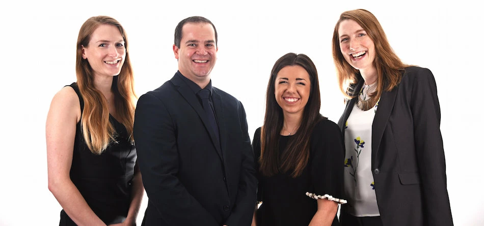 L-R: Claire Pegg, Andy Teage, Olivia Hewitt and Rhian Davitt-Jones of C&W's Manchester planning team