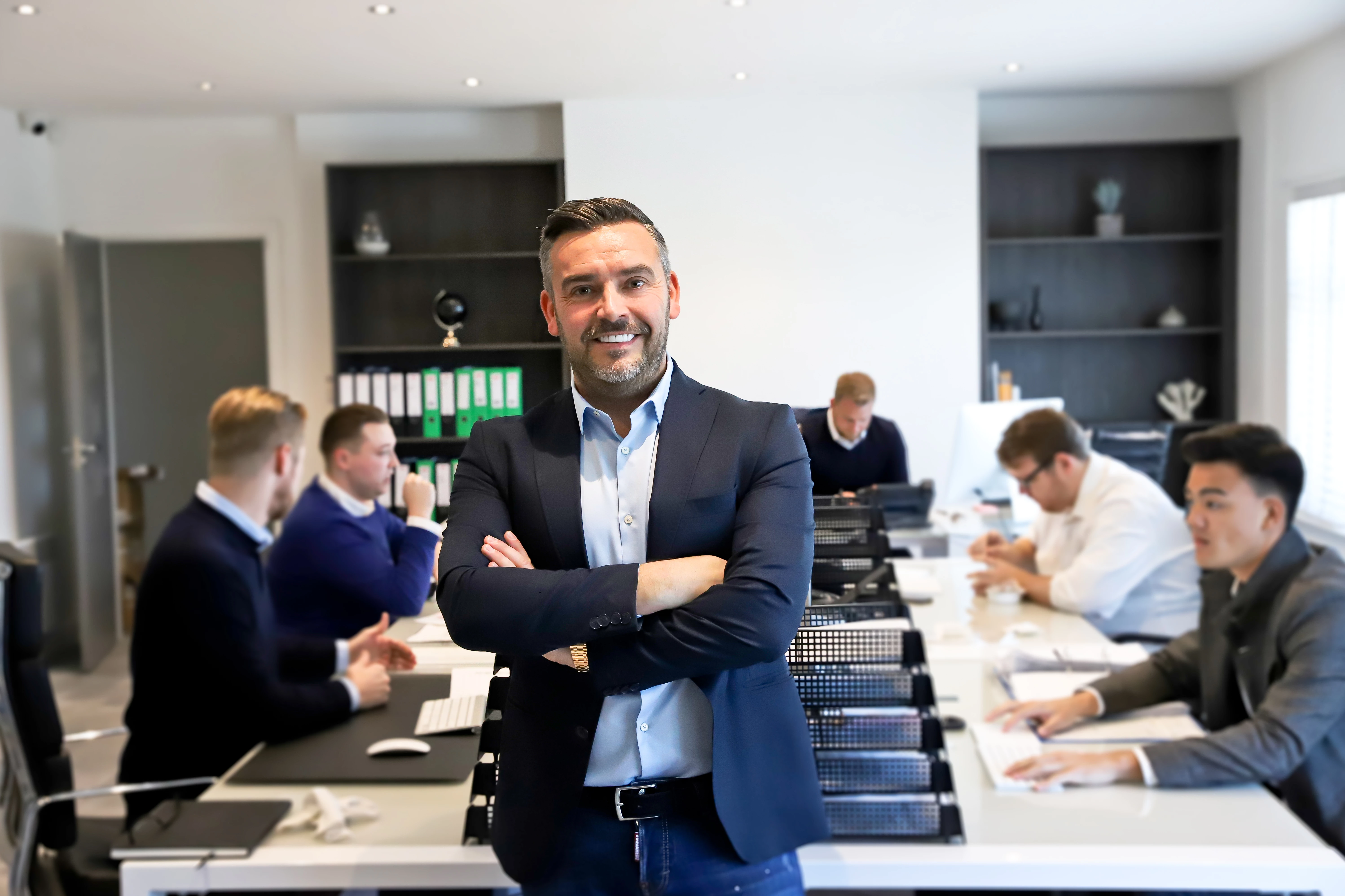 The Lusso team in their Middlesbrough headquarters