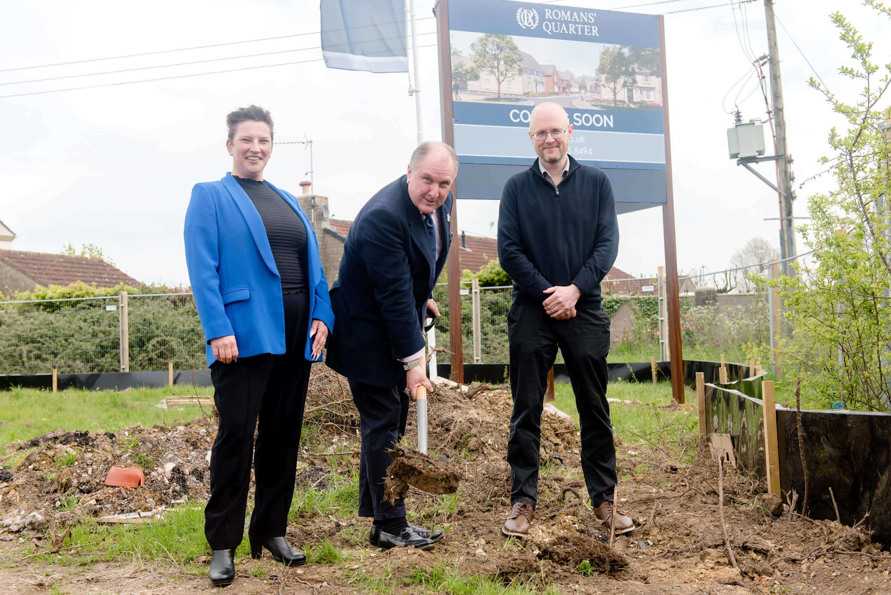 MP breaks ground Romans Quarter