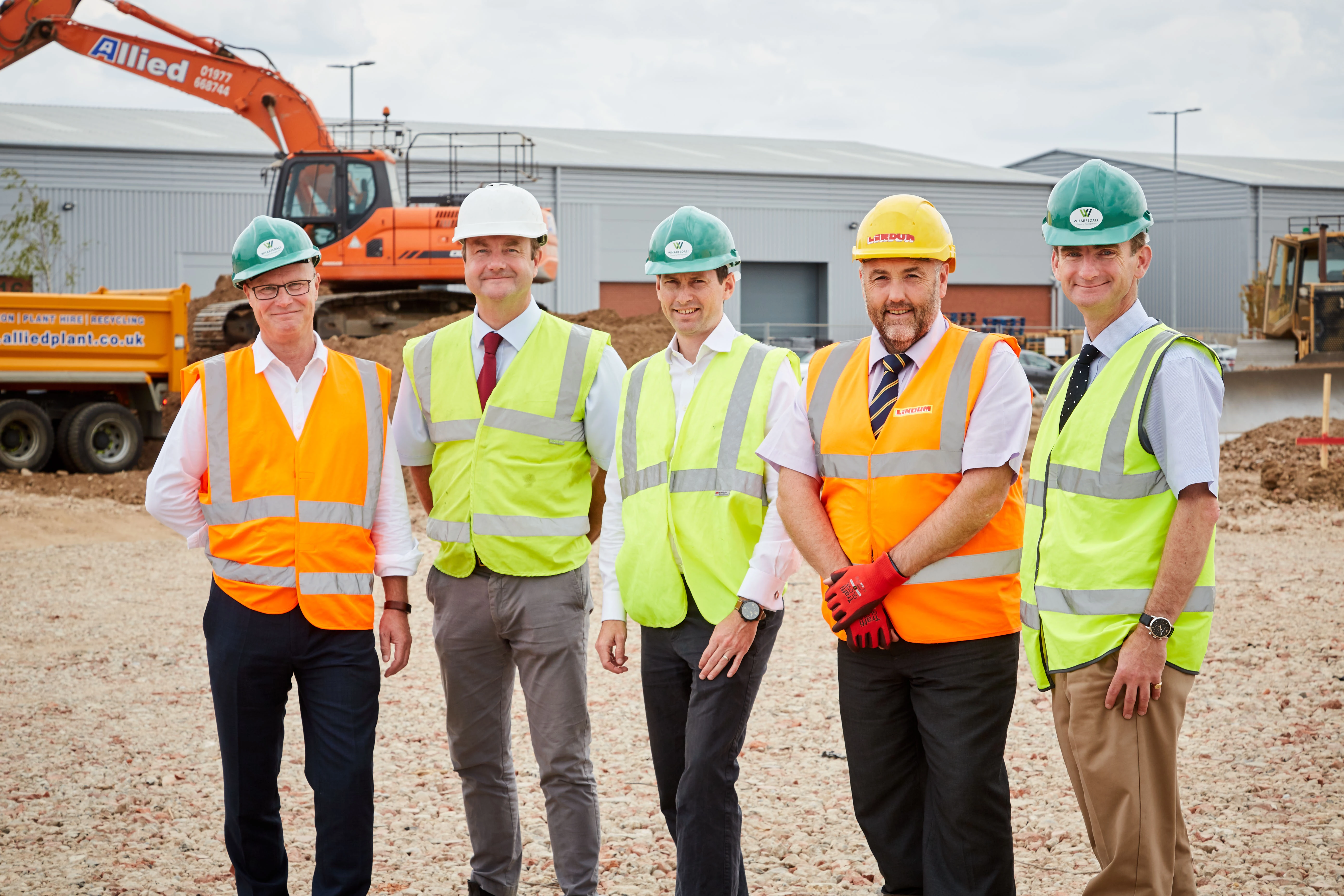 L-R: Mark Rowntree (Bon Bon’s), Richard Hampshire (LHL), Shaun Hose (Rockspring), Adrian Kelly (Lindum) and Tim Munns (Wharfedale)