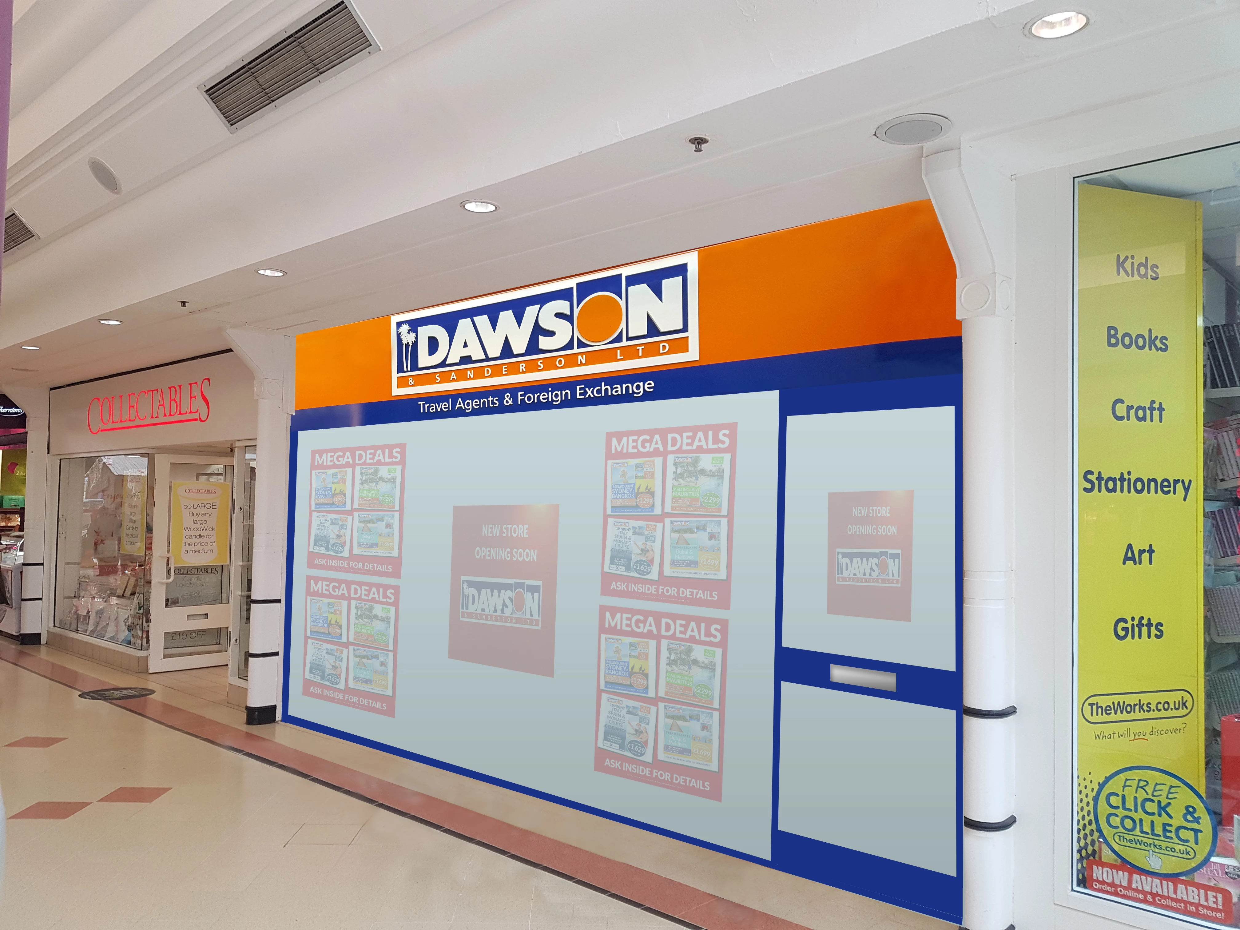 Dawson travel agency Sunderland