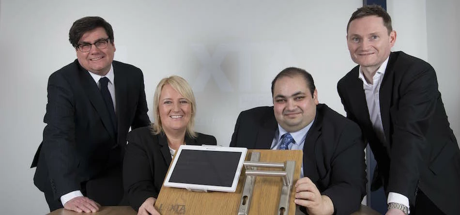 L-R: Andy Walker, Sue Barnard, Shaun Singh and Mark Gibbons